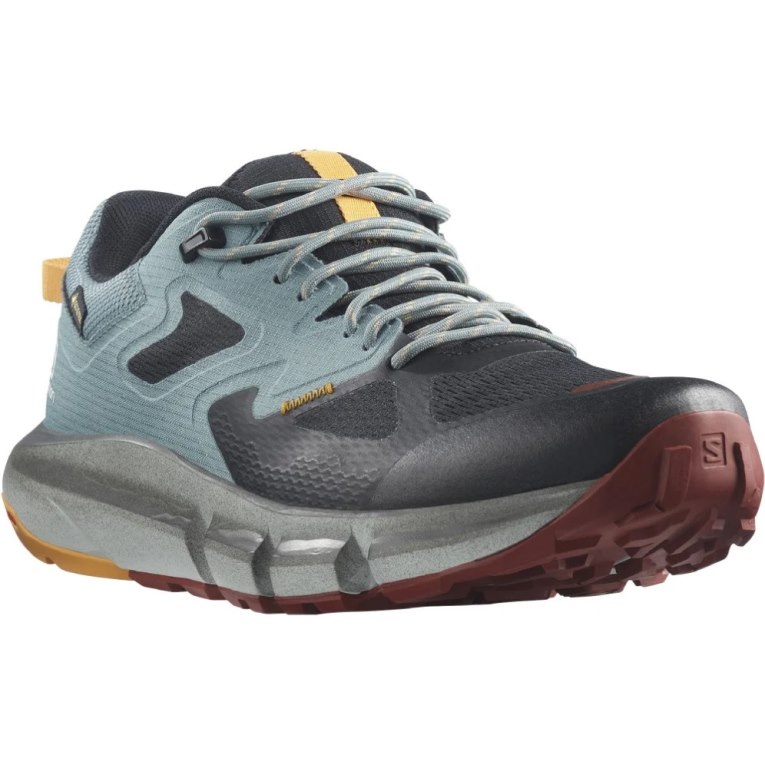 Turquoise / Black Salomon Predict Hike GTX Men's Hiking Shoes | PH 30654I